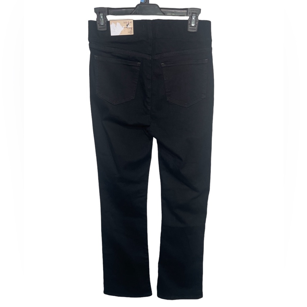 NYDJ pull on black denim pants‎ woman’s size S nwot - Picture 3 of 12